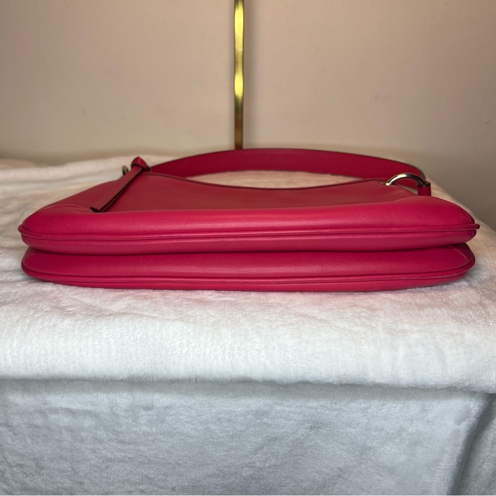 Coach Poppy Red Legacy Leather Double Gusset - Picture 5 of 9